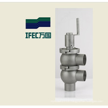 Sanitary Stainless Steel Manual Reversing Valve